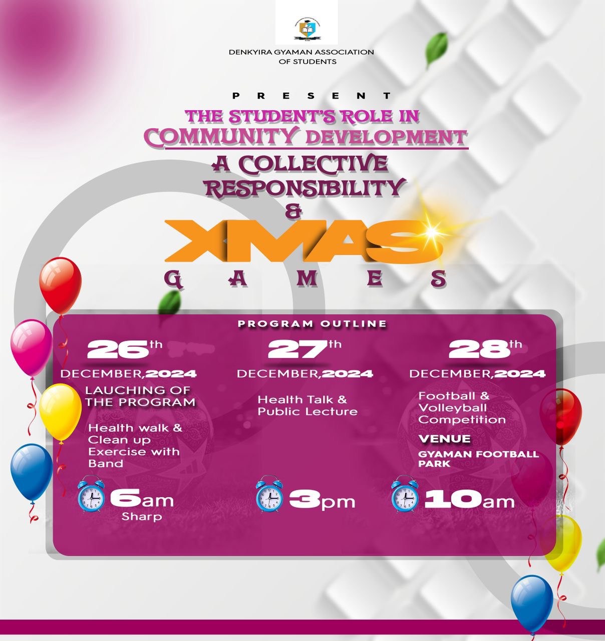 Student Association Flyer